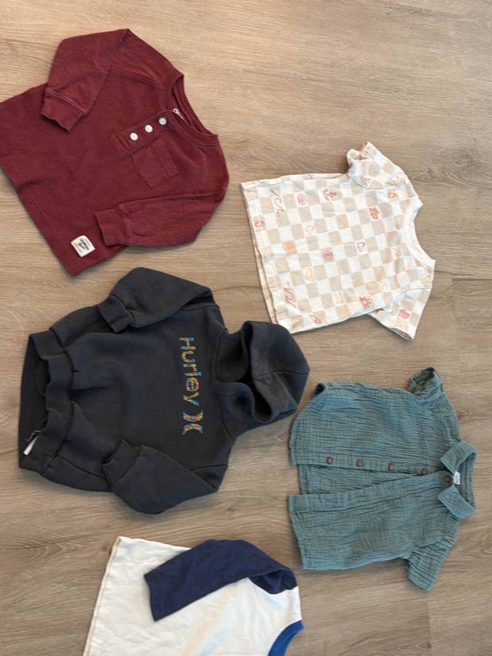 Toddler Boy Shirt Bundle - Hurley, OshKosh, and More